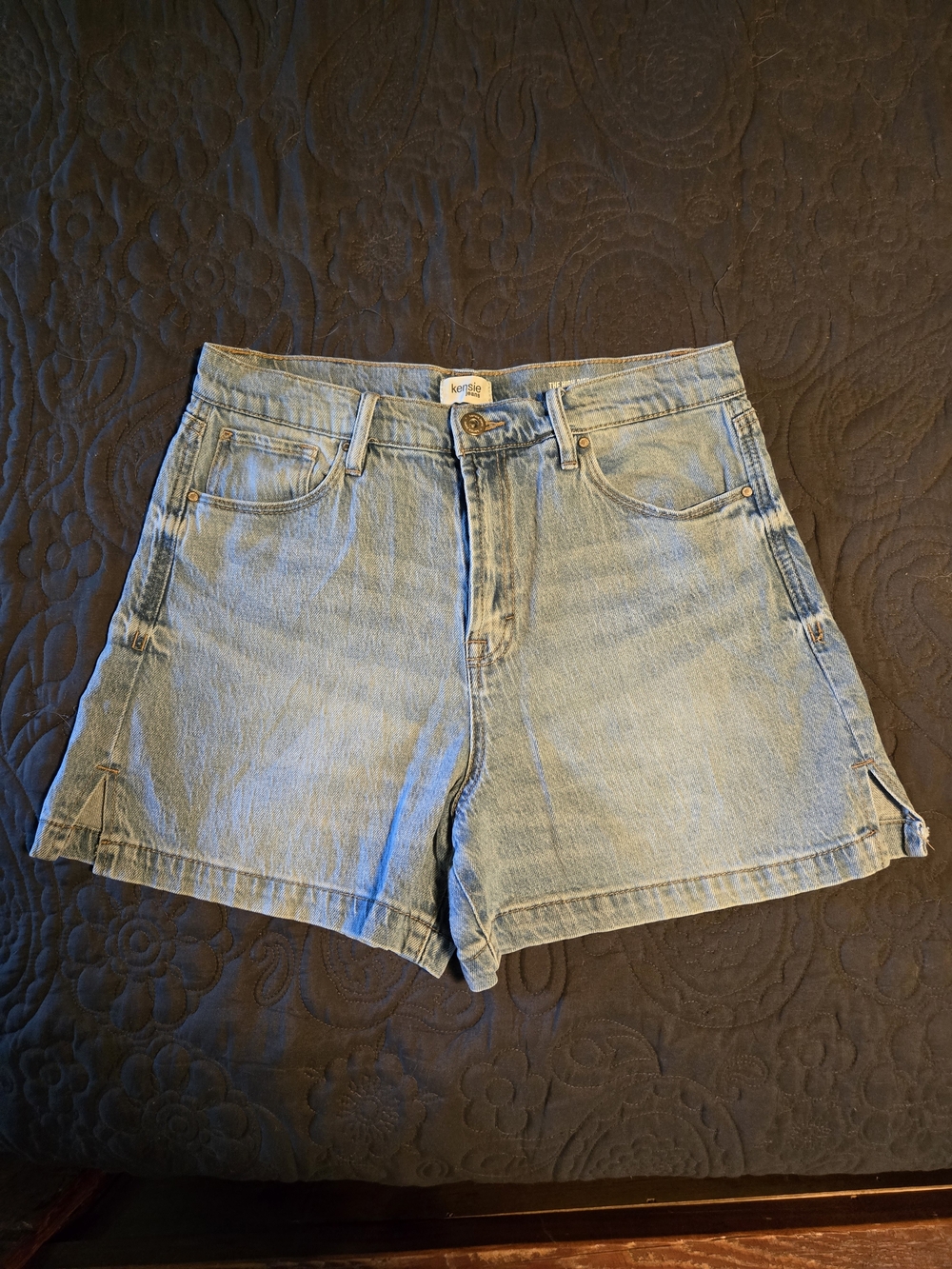 Kensie Light Blue Denim Women's Shorts